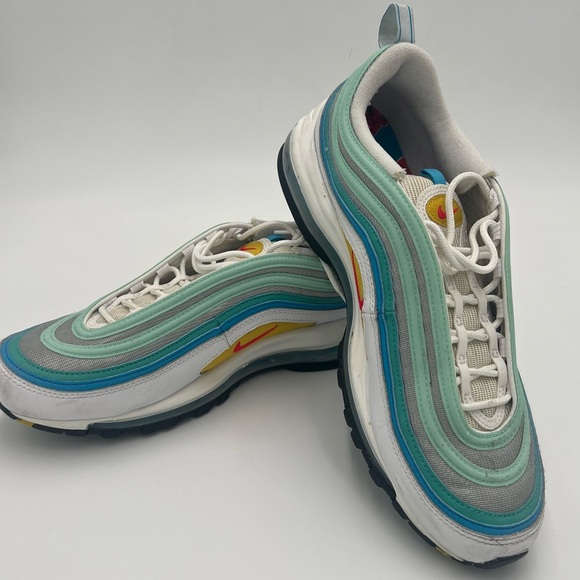 Nike Other - Air Max 97 Teal & Blue ‘Spring Floral' Mens Size 11 DQ7644-100